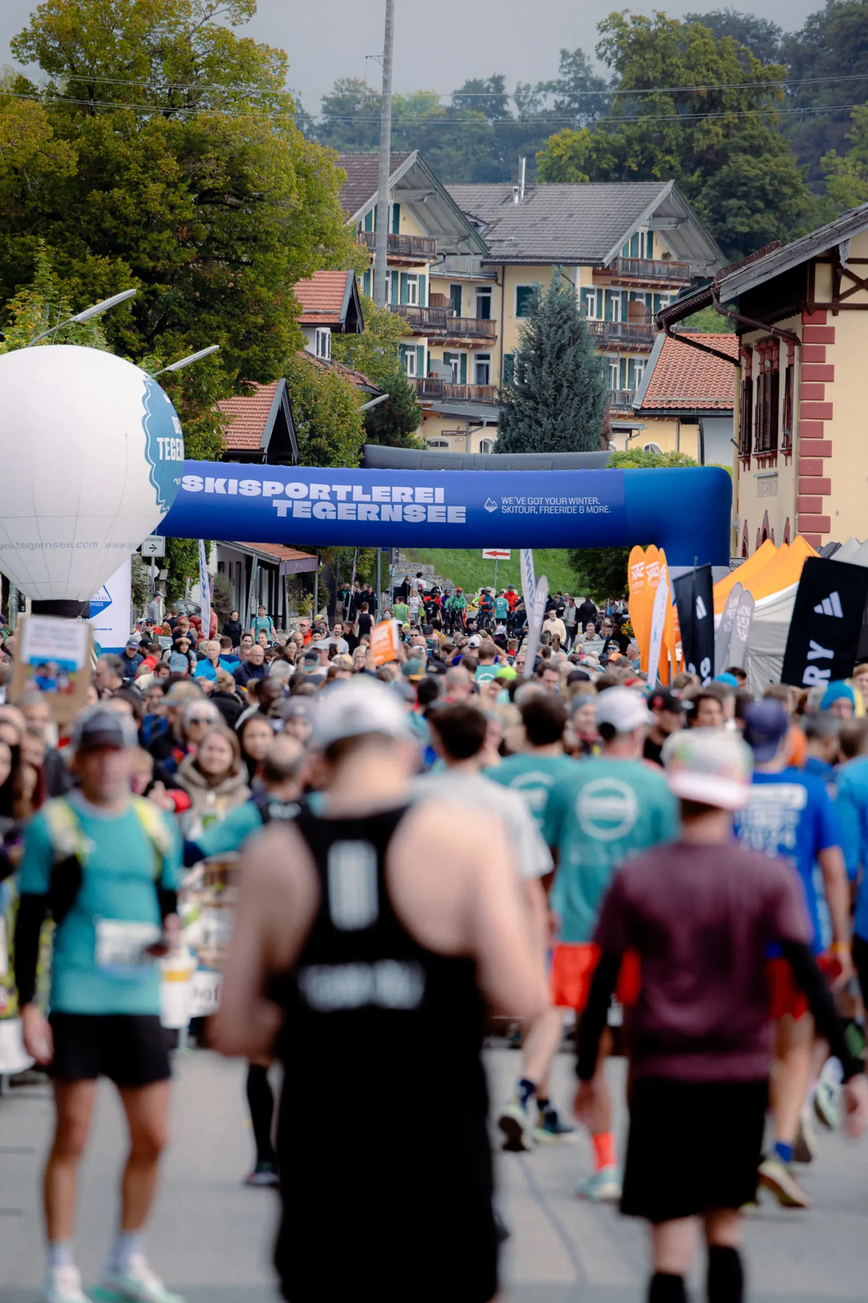 Zielgelände des Tegernseelaufs